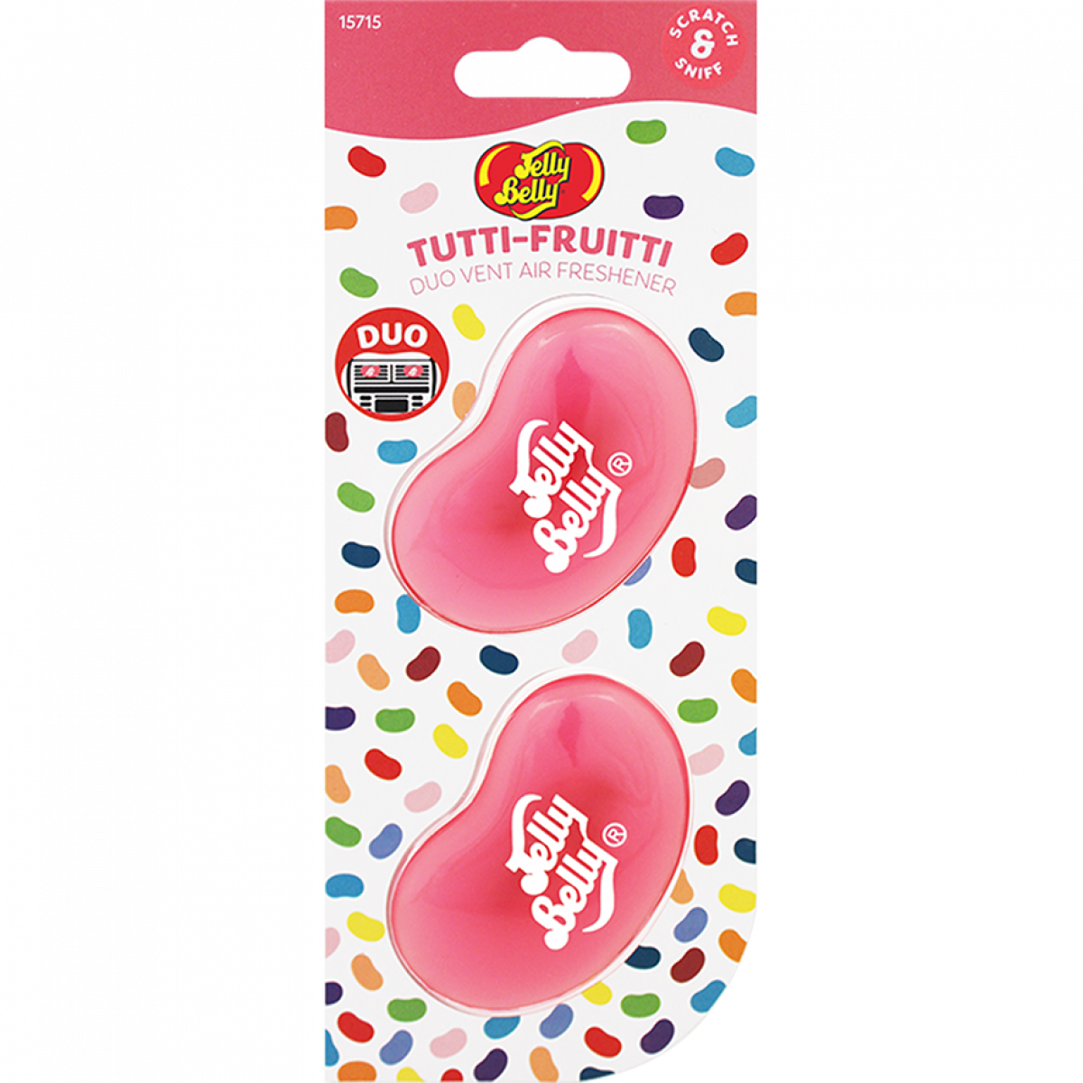 Ароматизатор для авто Тутті-Фрутті Jelly Belly 2х14г