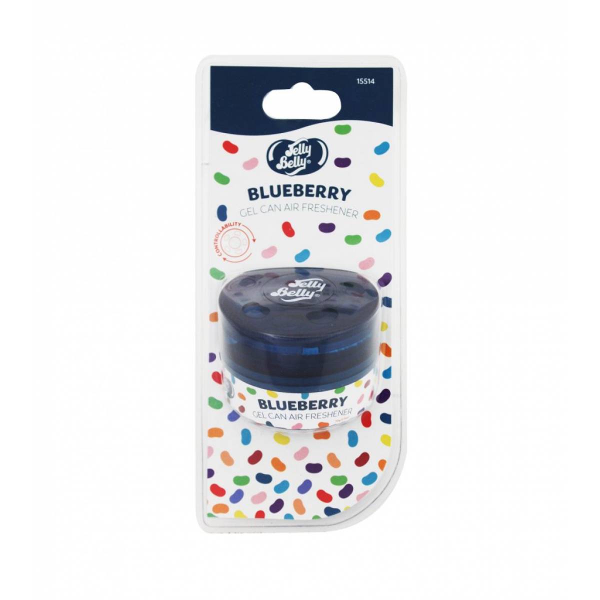Ароматизатор для авто Чорниця, Гель-банка Jelly Belly 70г