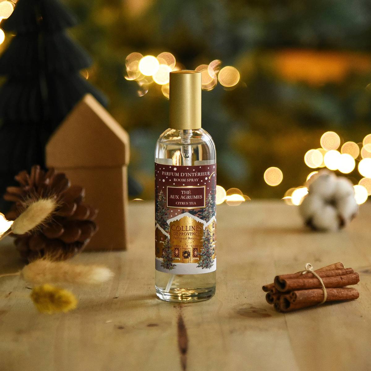 Спрей для кімнати Collines de Provence Цитрусовий чай Christmas (Новорічна) 100мл