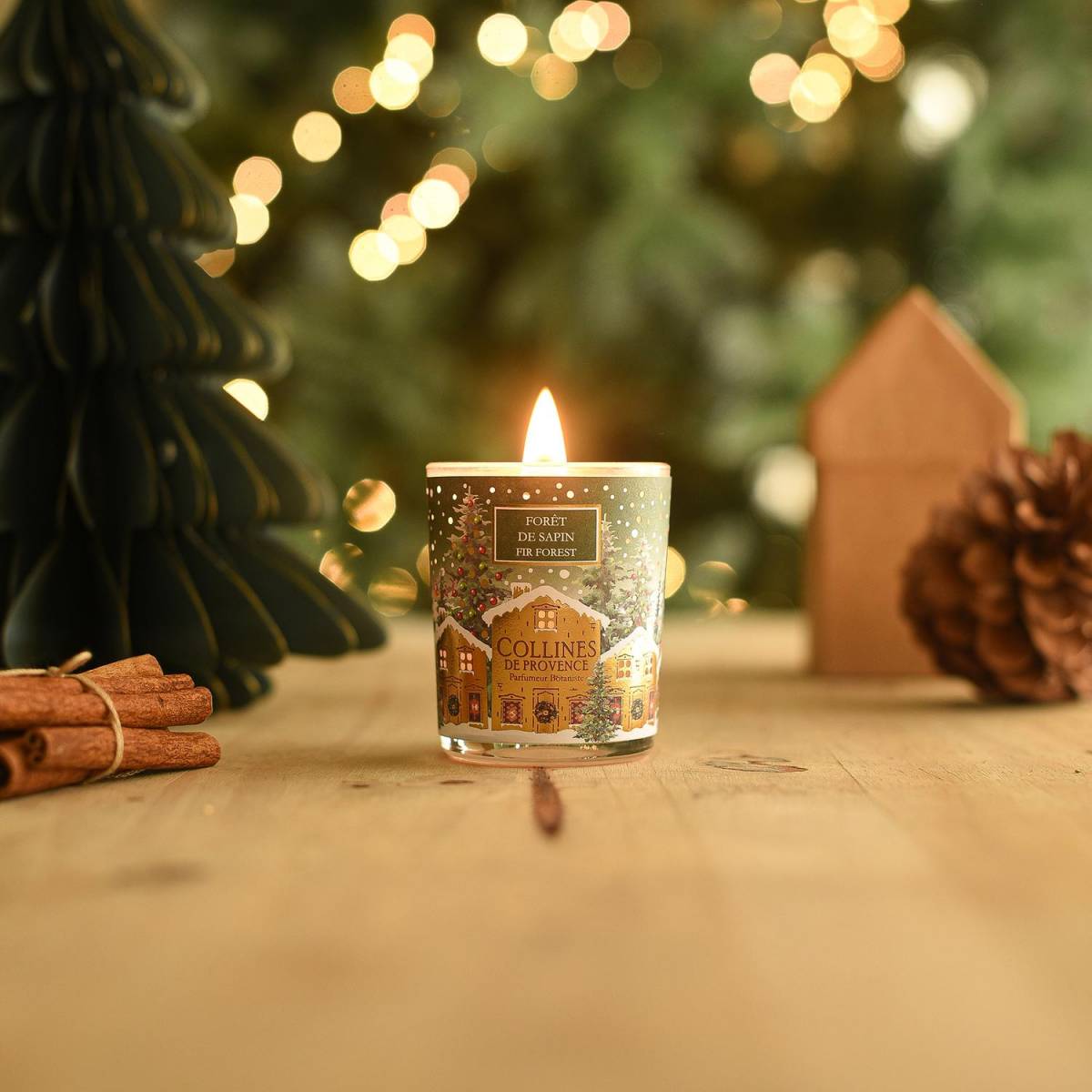 Свічка Collines de Provence Ялиновий ліс Christmas 75г