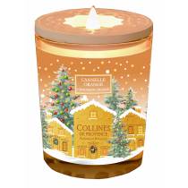 Свічка Collines de Provence Апельсин-кориця Christmas 180г