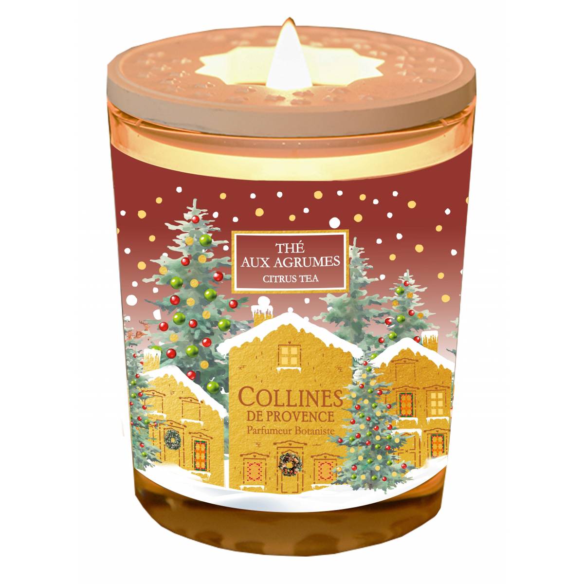 Свічка Collines de Provence Цитрусовий чай Christmas 180г