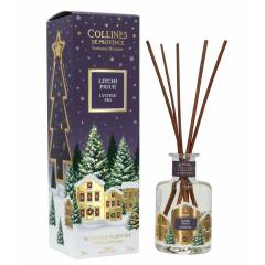 Аромадифузор Collines de Provence Інжир і лічі Christmas (Новорічна) 100мл