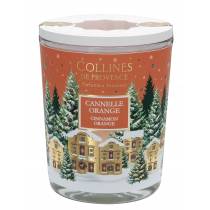 Свічка Collines de Provence Апельсин-кориця Christmas (Новорічна) 180г