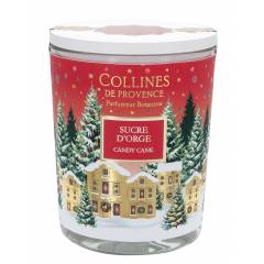 Свічка Collines de Provence Карамельна тростина Christmas (Новорічна) 180г