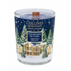 Свічка Collines de Provence Різдвяний вінок Christmas (Новорічна) 75г