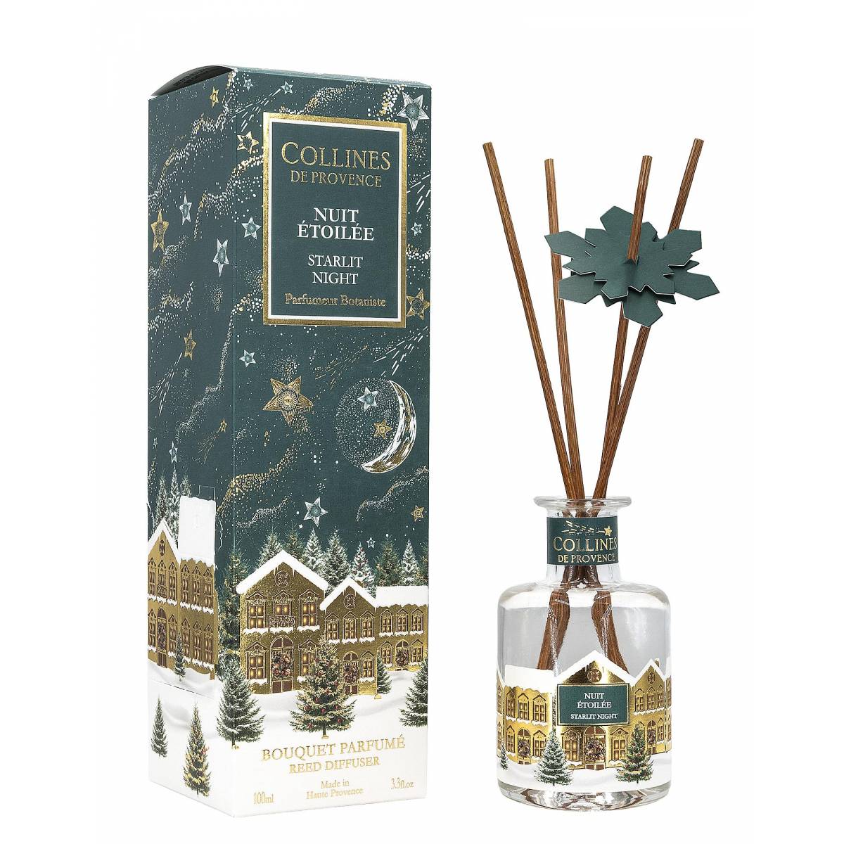 Аромадифузор Collines de Provence Зоряна ніч Christmas (Новорічна) 100мл Аромадифузор Collines de Provence Зоряна ніч Christmas (Новорічна) 100мл