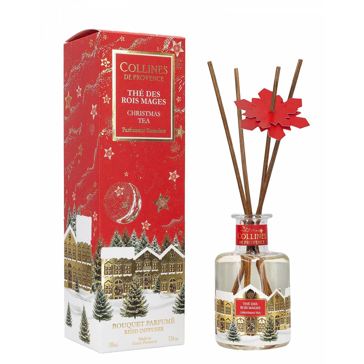 Аромадифузор Collines de Provence Різдвяний чай Christmas (Новорічна) 100мл Аромадифузор Collines de Provence Різдвяний чай Christmas (Новорічна) 100мл