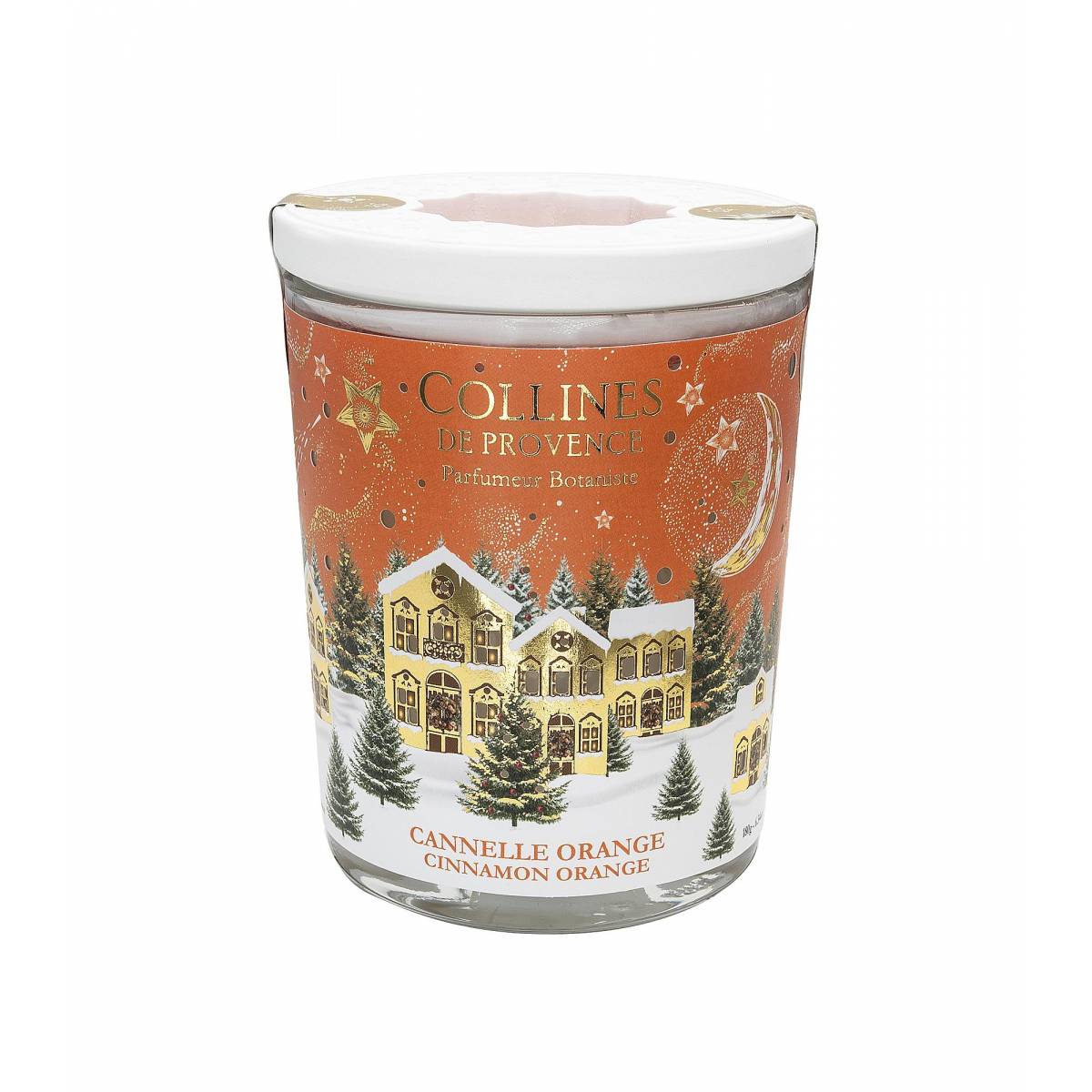 Свічка Collines de Provence Апельсин-кориця Christmas (Новорічна) 180г