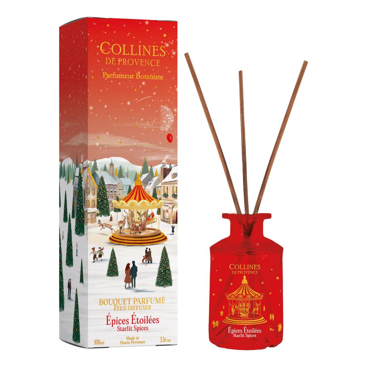 Аромадифузор Collines de Provence Зоряні прянощі Christmas (Новорічна) 100мл