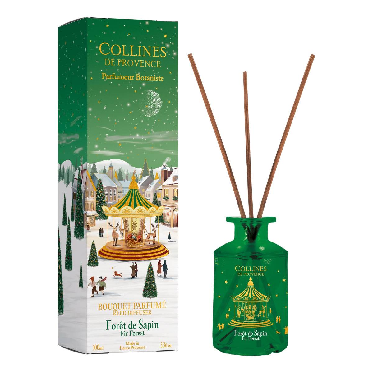 Аромадифузор Collines de Provence Ялиновий ліс Christmas (Новорічна) 100мл
