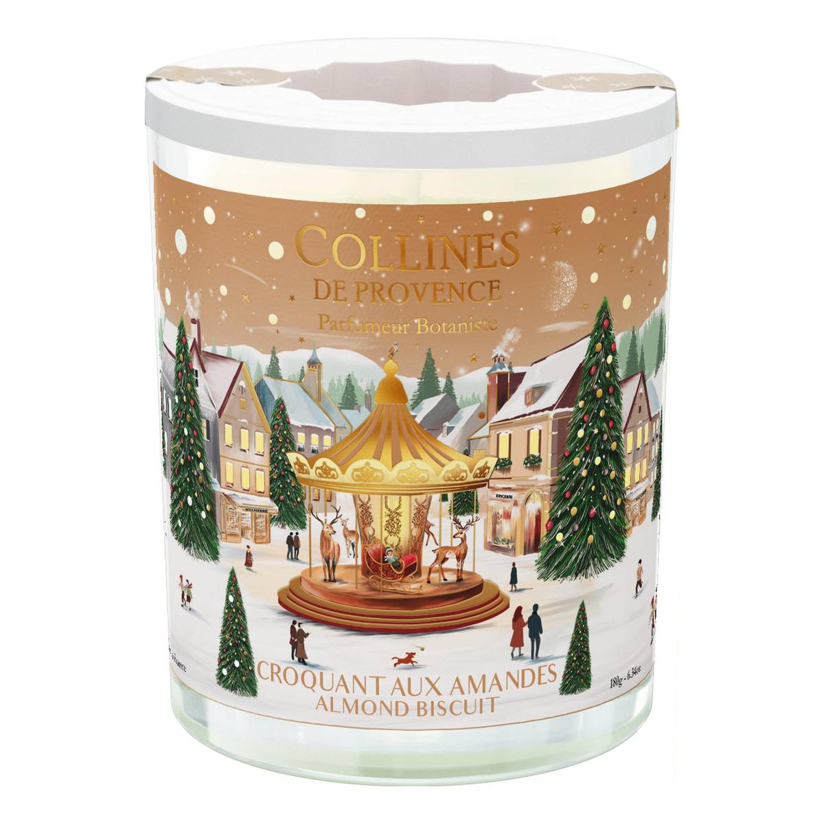 Свічка Collines de Provence Мигдальне печиво Christmas (Новорічна) 180г