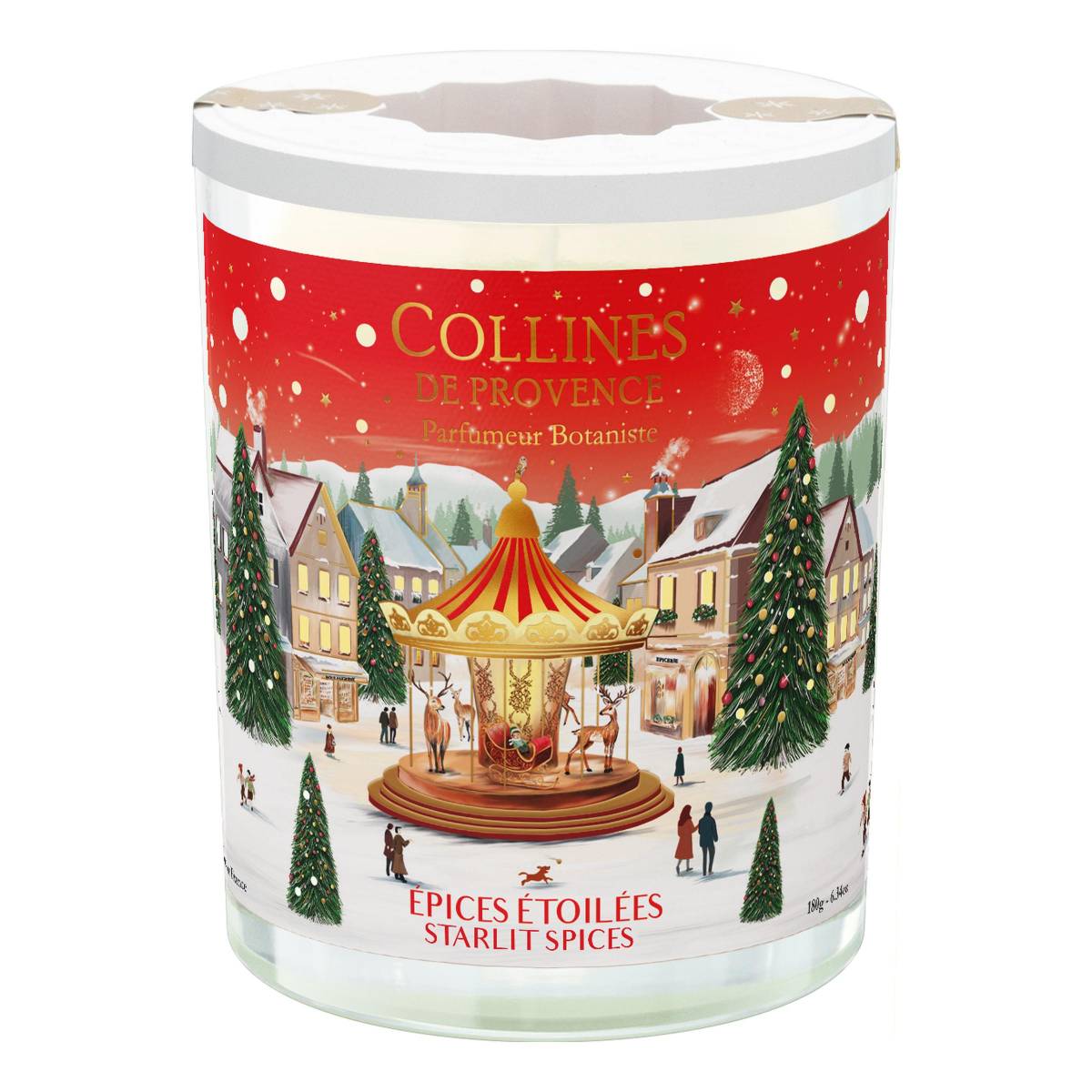 Свічка Collines de Provence Зоряні прянощі Christmas (Новорічна) 180г