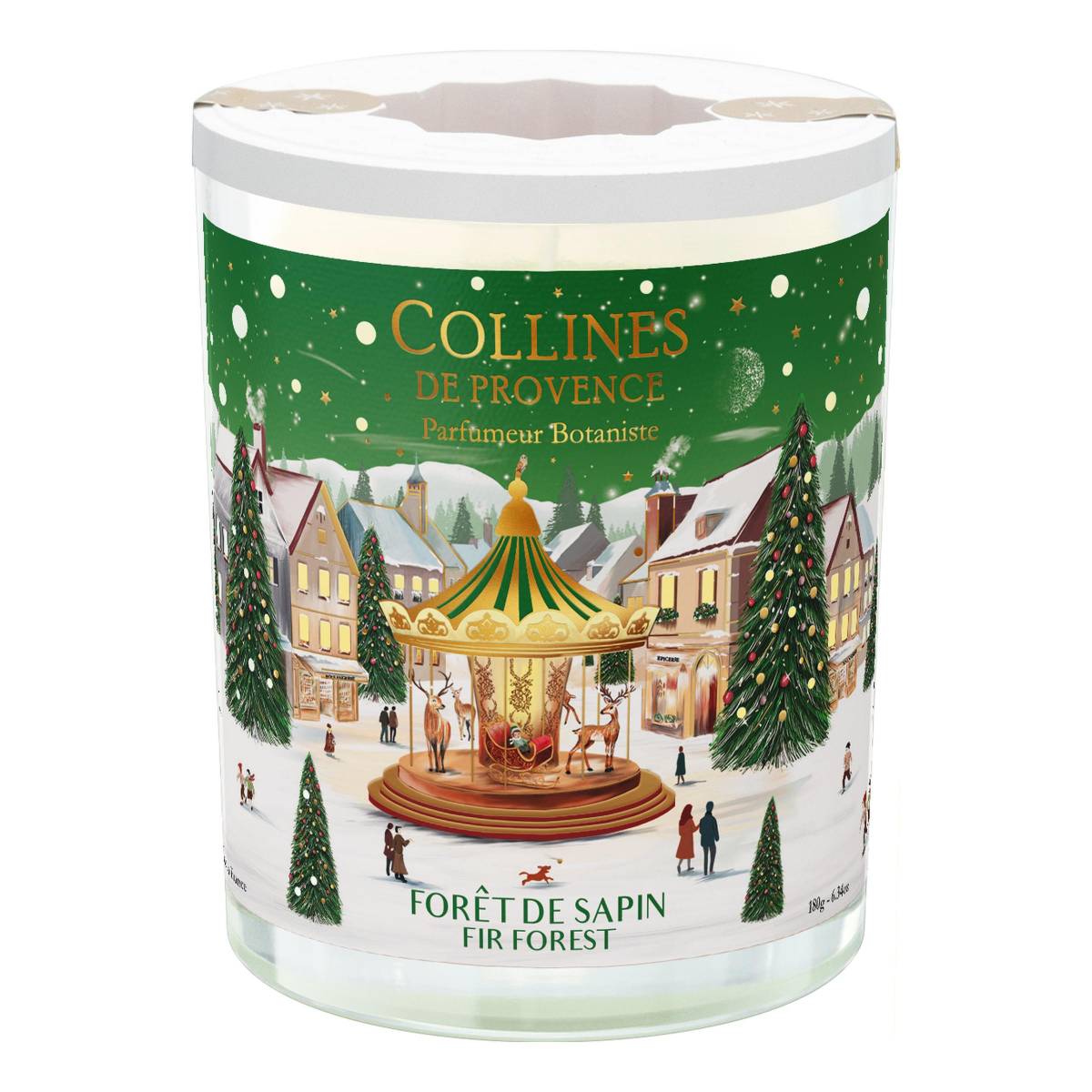 Свічка Collines de Provence Ялиновий ліс Christmas (Новорічна) 180г