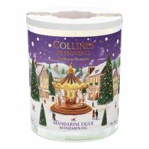 Свічка Collines de Provence Мандарин та інжир Christmas (Новорічна) 180г Свічка Collines de Provence Мандарин та інжир Christmas (Новорічна) 180г