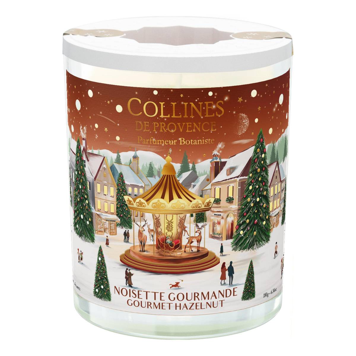 Свічка Collines de Provence Вишуканий лісовий горіх Christmas (Новорічна) 180г