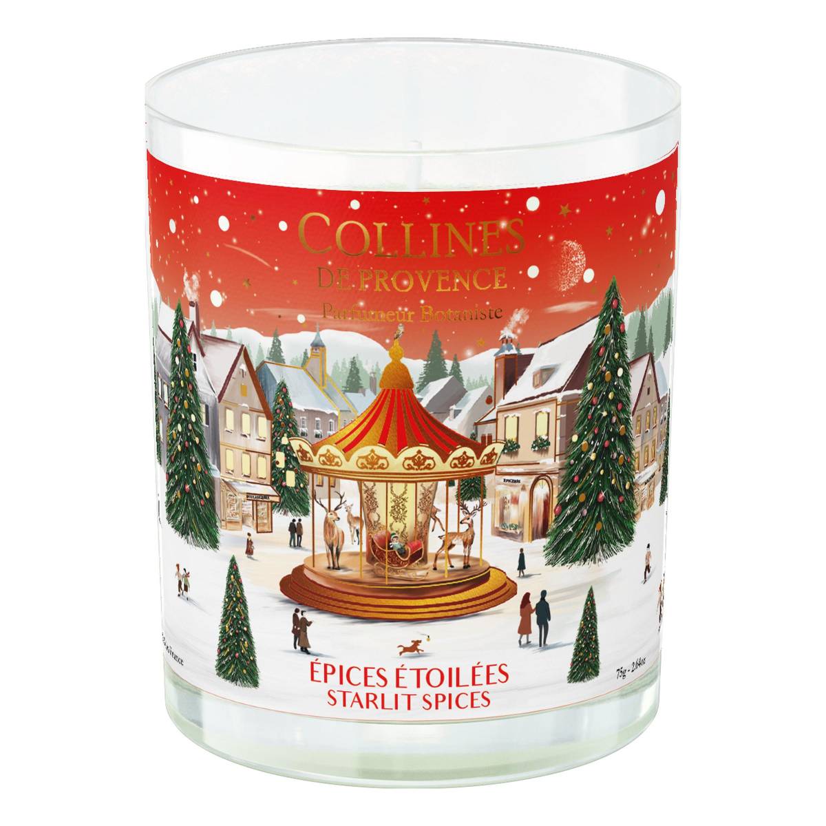 Свічка Collines de Provence Зоряні прянощі Christmas (Новорічна) 75г