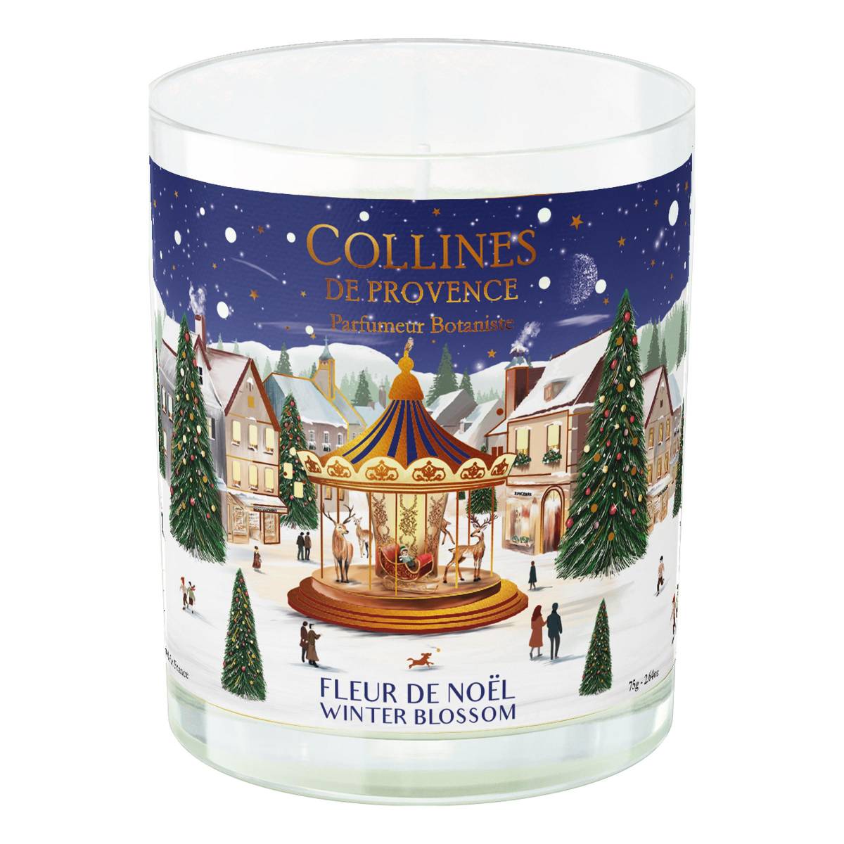 Свічка Collines de Provence Зимовий цвіт Christmas (Новорічна) 75г