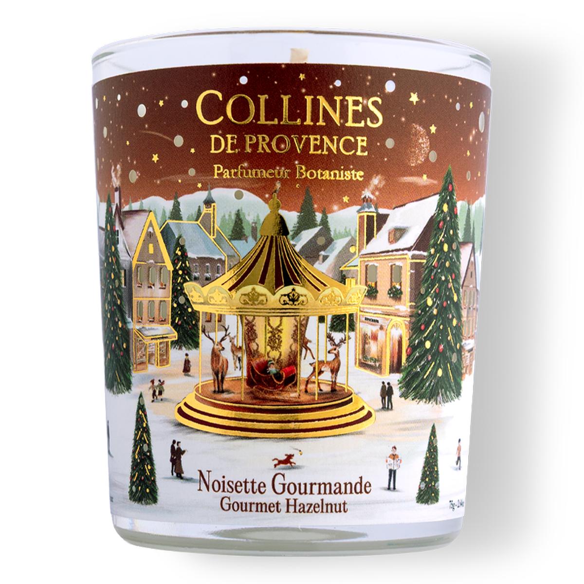 Свічка Collines de Provence Вишуканий лісовий горіх Christmas (Новорічна) 75г