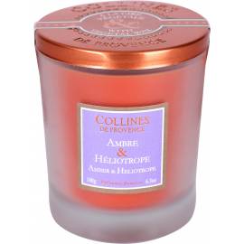 Свеча Collines de Provence Амбра и Гелиотроп Duos Parfumé (время горения 40 часов)