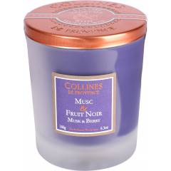 Свеча Collines de Provence Мускус и Ягоды Duos Parfumé (время горения 40 часов)