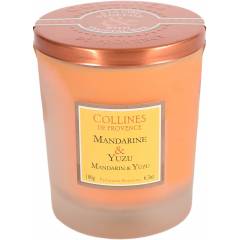 Свеча Collines de Provence Мандарин и Юдзу Duos Parfumé (время горения 40 часов)