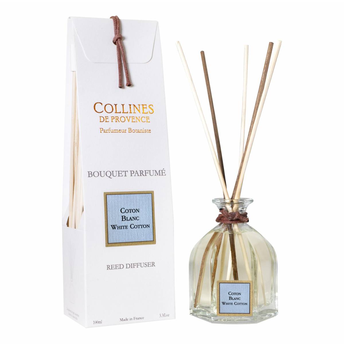 Аромадифузор Collines de Provence Біла бавовна 100мл