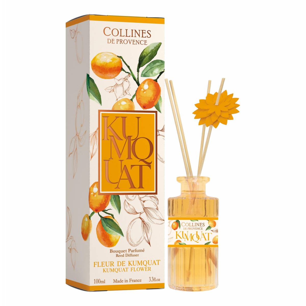 Аромадифузор Collines de Provence Квітка кумквата 100мл