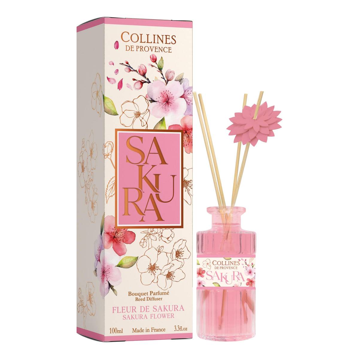 Аромадифузор Collines de Provence Квітка сакури 100мл