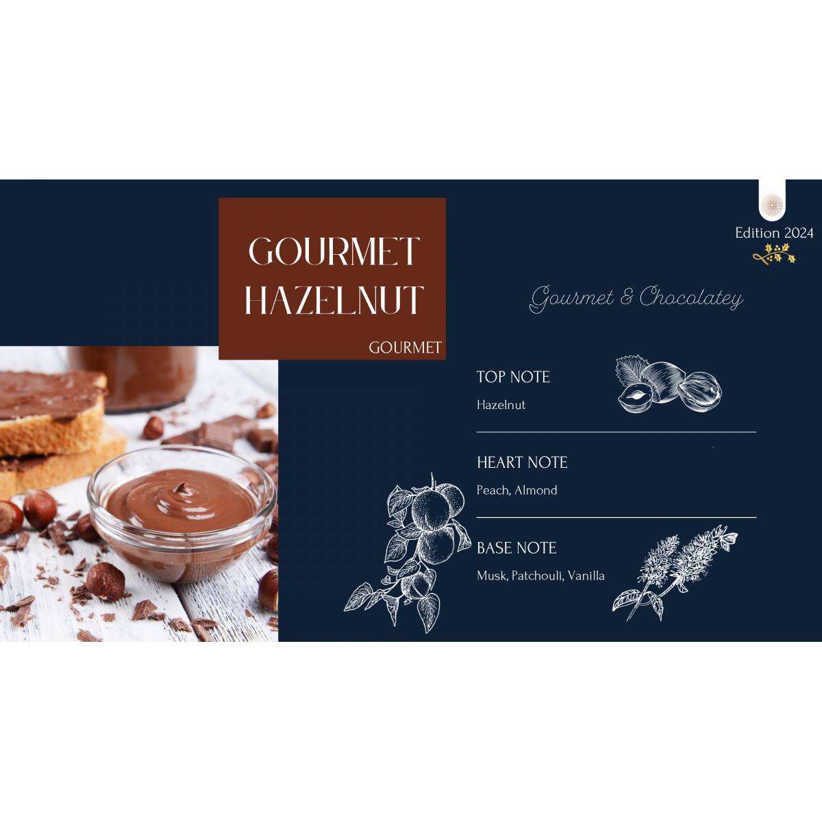 Свічка Collines de Provence Вишуканий лісовий горіх Christmas (Новорічна) 75г