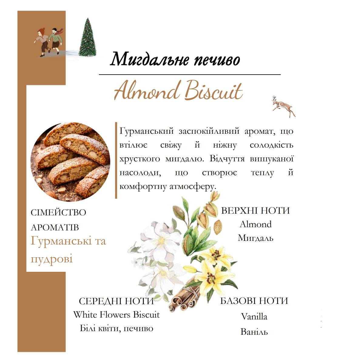 Свічка Collines de Provence Мигдальне печиво Christmas (Новорічна) 360г