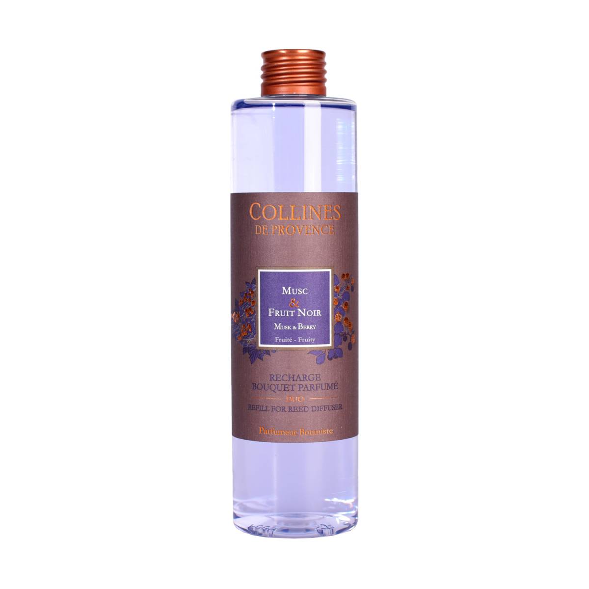 Наповнювач для дифузора Collines de Provence Мускус і ягоди 250мл Наповнювач для дифузора Collines de Provence Мускус і ягоди 250мл