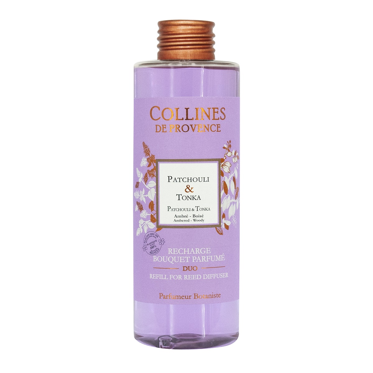 Наповнювач для дифузора Collines de Provence Пачулі та тонка 200мл