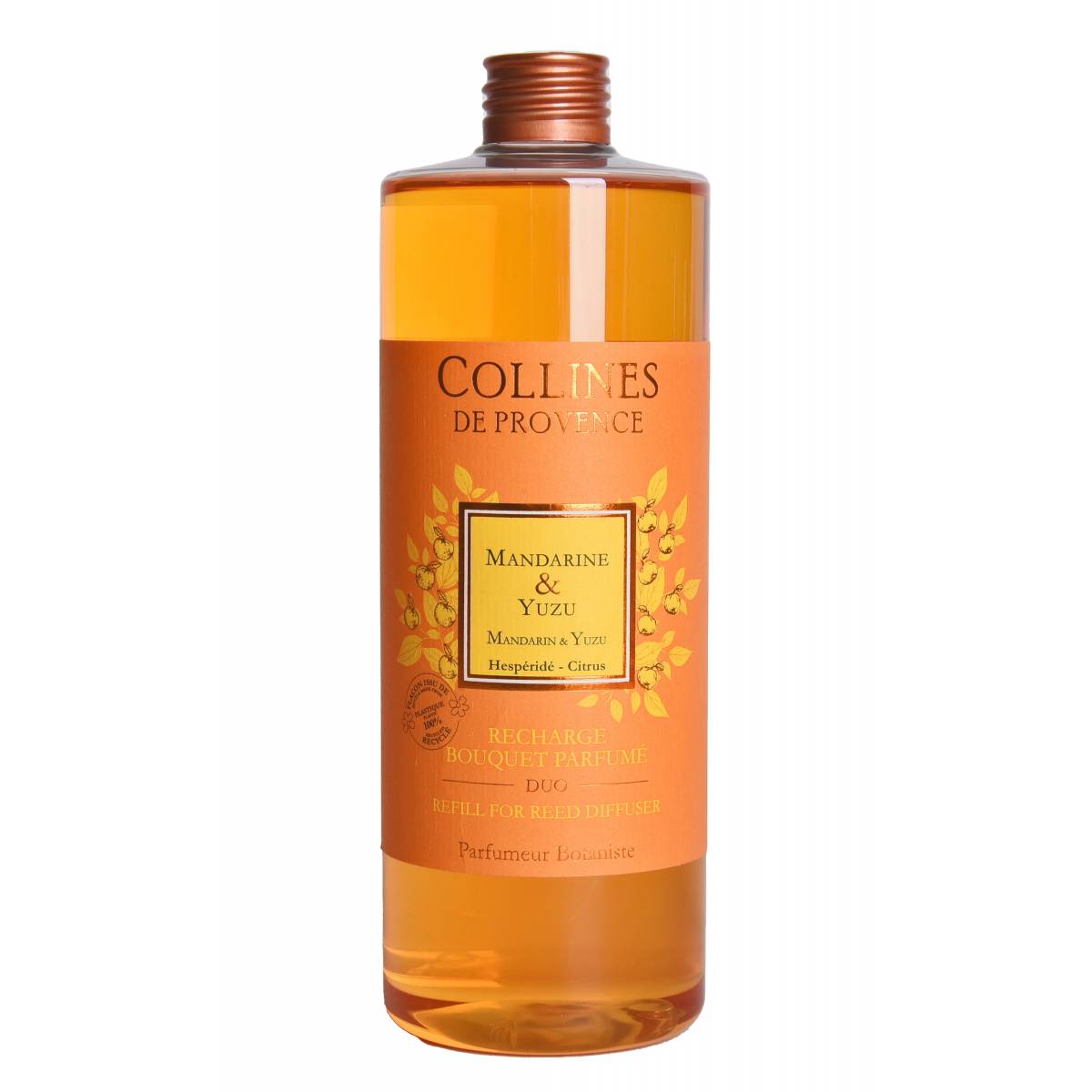 Наповнювач для дифузора Collines de Provence Мандарин і Юдзу 500мл
