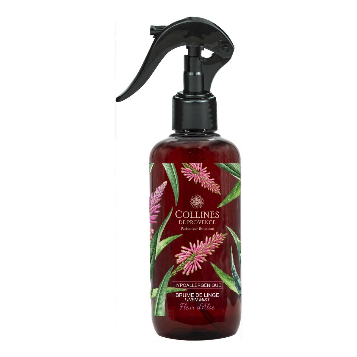 Гіпоалергенний Спрей парфумований для текстилю Collines de Provence Квітка алое 250мл