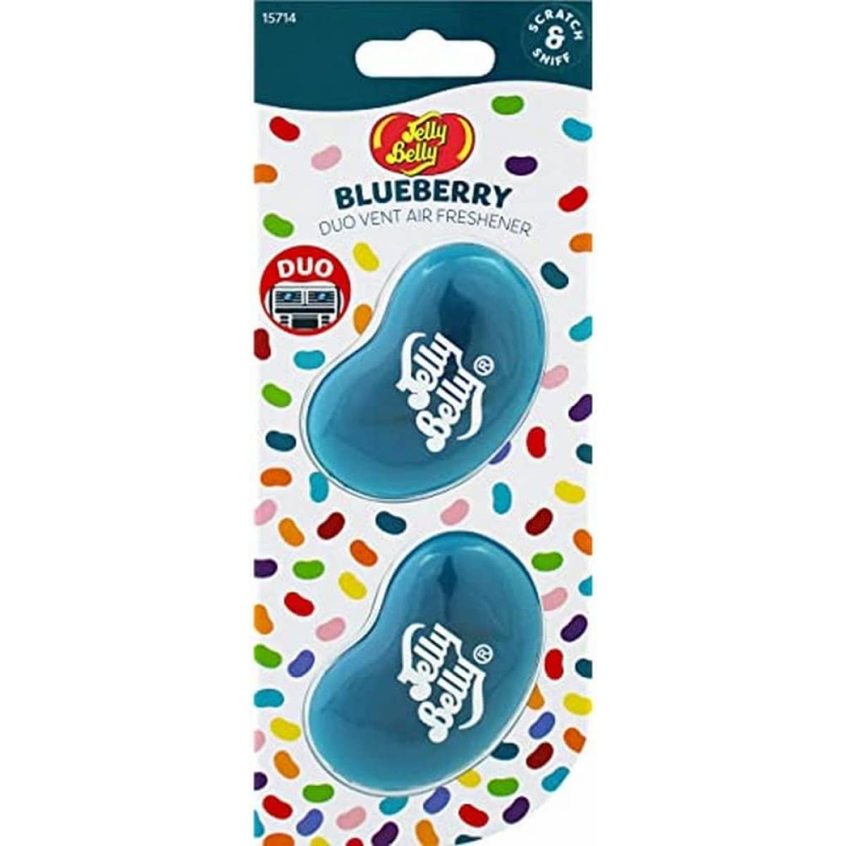 Ароматизатор для авто Чорниця Jelly Belly 2х14г