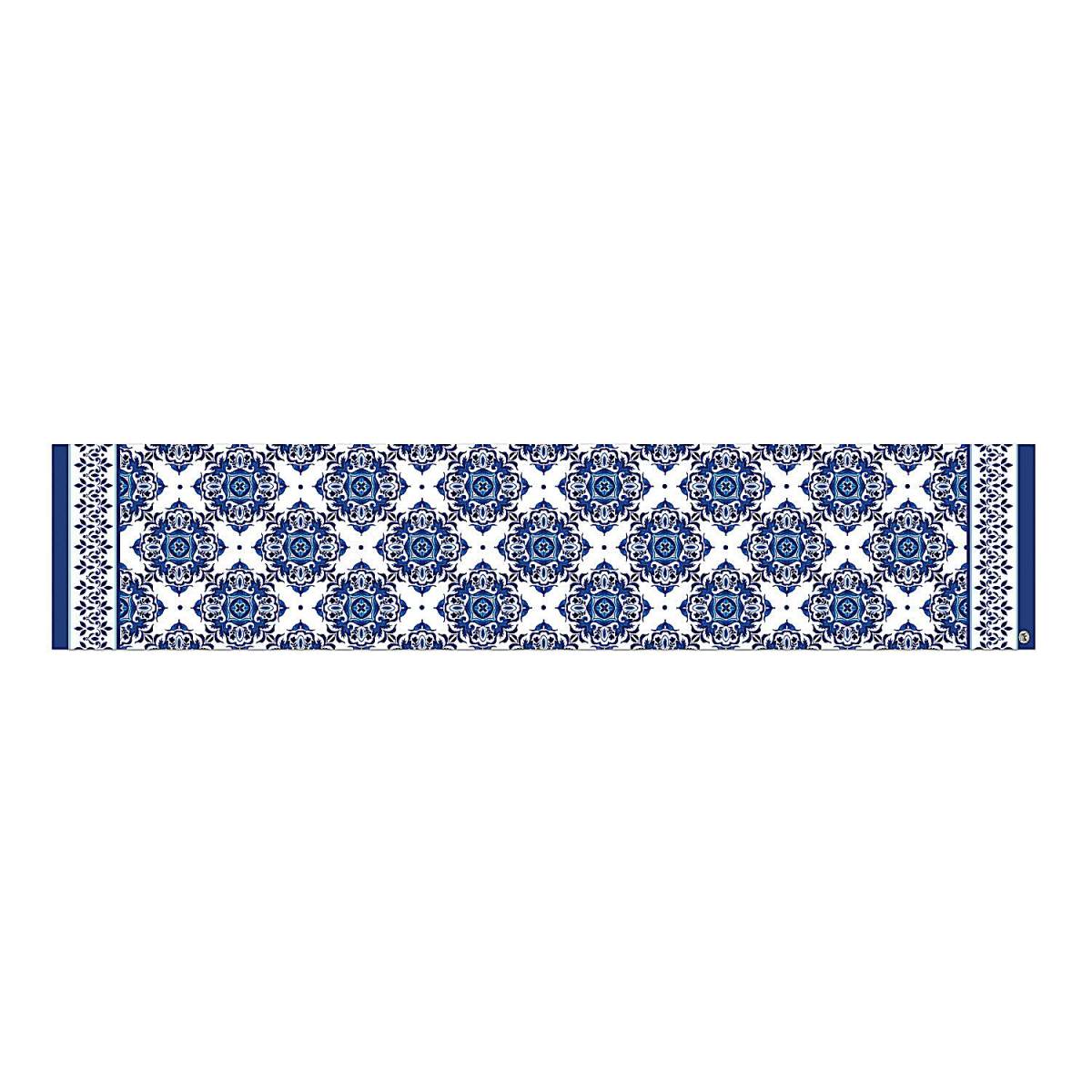 Доріжка на стіл (раннер) Michel Design Works Море індиго 38x183см Доріжка на стіл (раннер) Michel Design Works Море індиго 38x183см