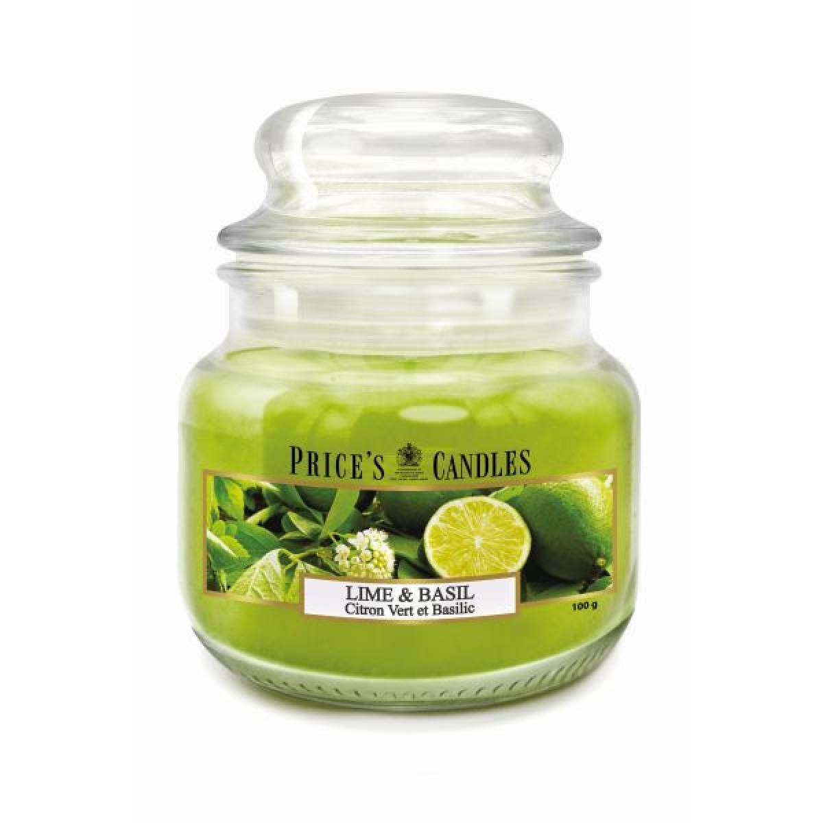 Свічка Price's Candles Лайм та Базилік 100г Свічка Price's Candles Лайм та Базилік 100г