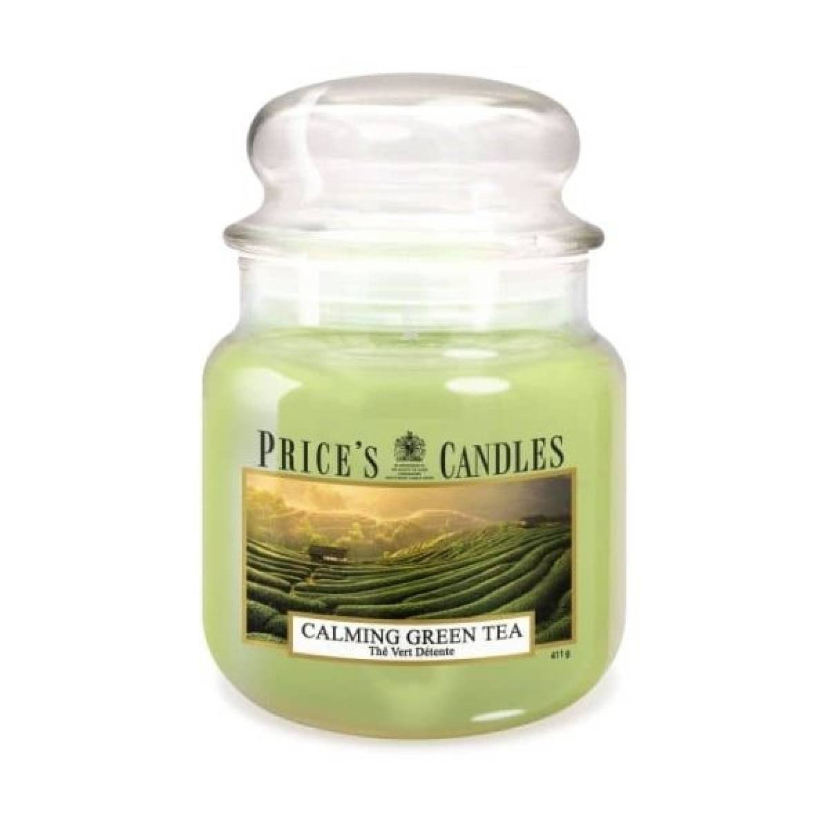 Свічка Price's Candles Заспокійний зелений чай 411г
