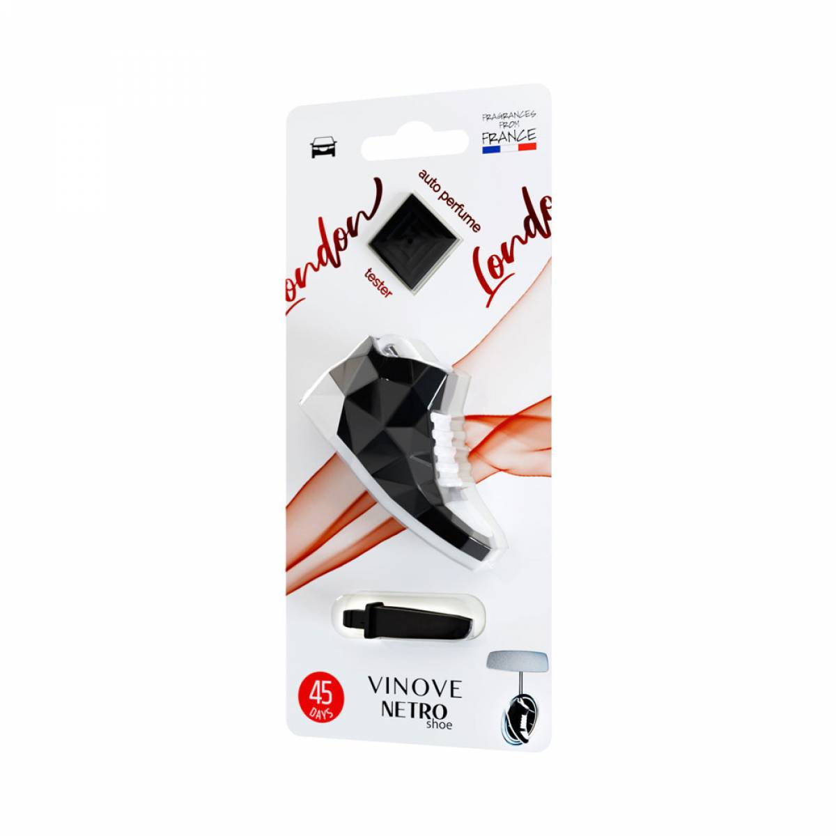 Ароматизатор для автомобіля Лондон Vinove (кол. Нетро взуття)