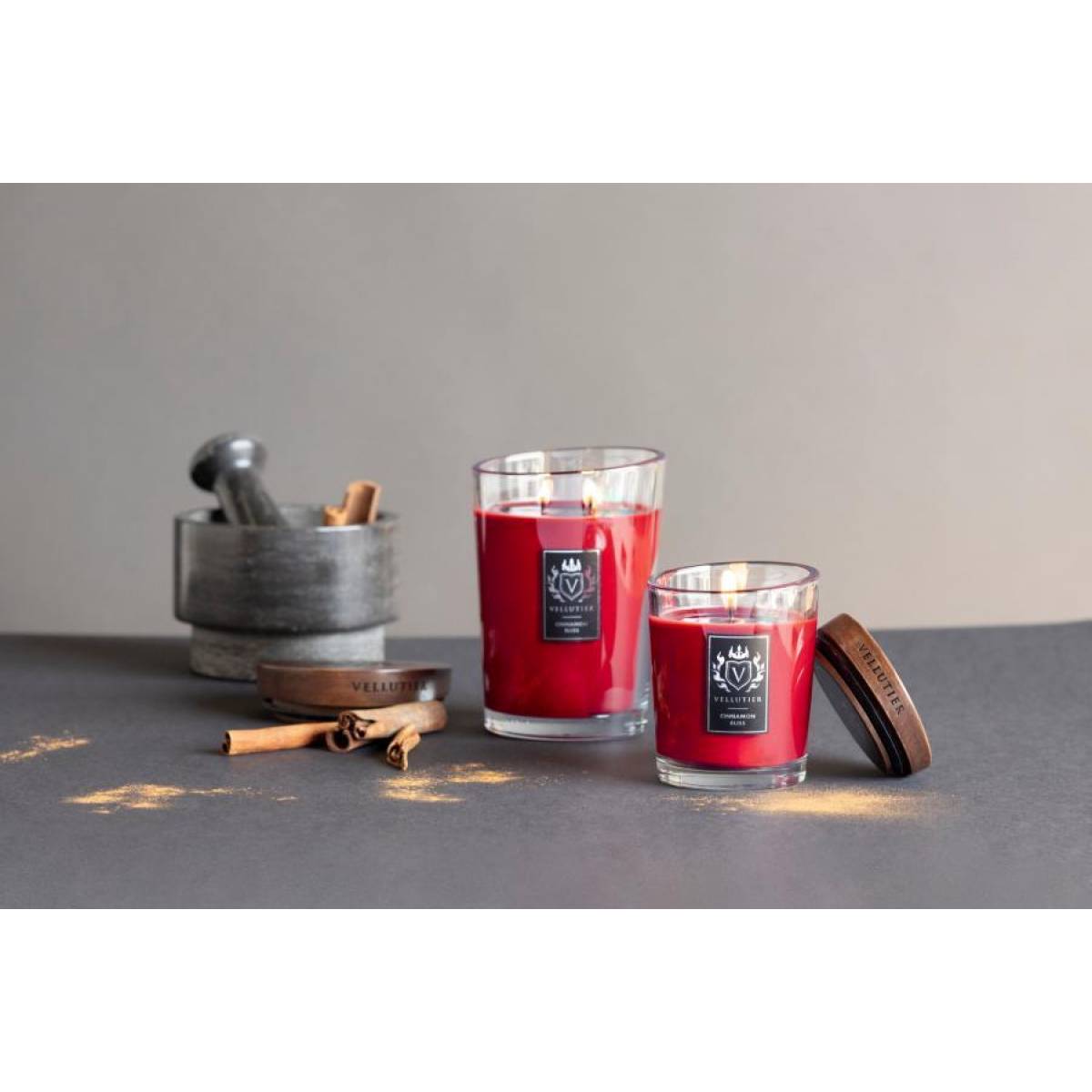 Свічка Vellutier Блаженство кориці 225г