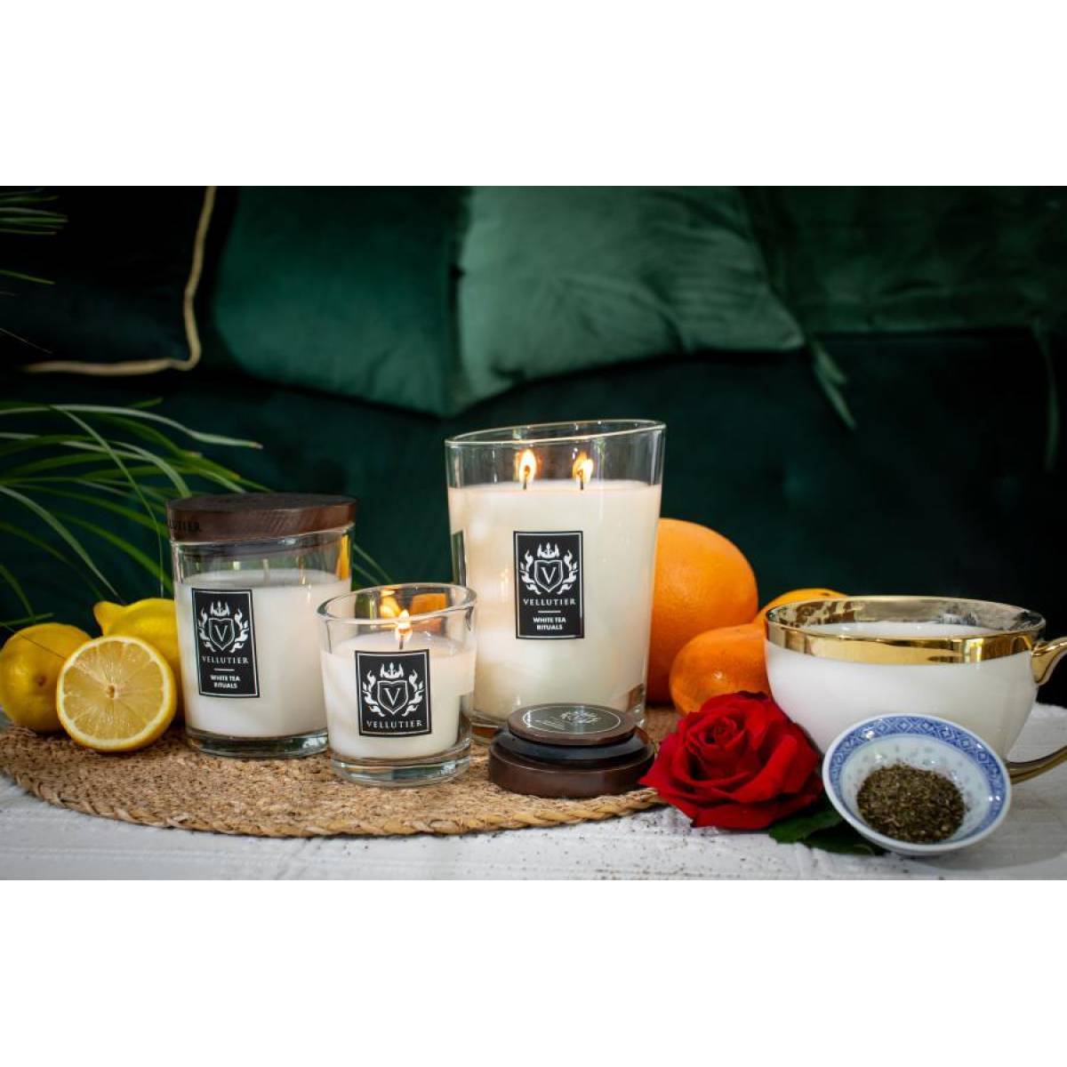 Свічка Vellutier Церемонія білого чаю 515г
