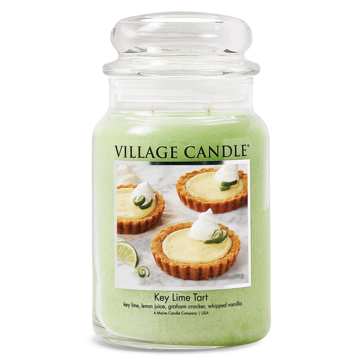 Свічка Village Candle Лаймовий тарт 602г Свічка Village Candle Лаймовий тарт 602г