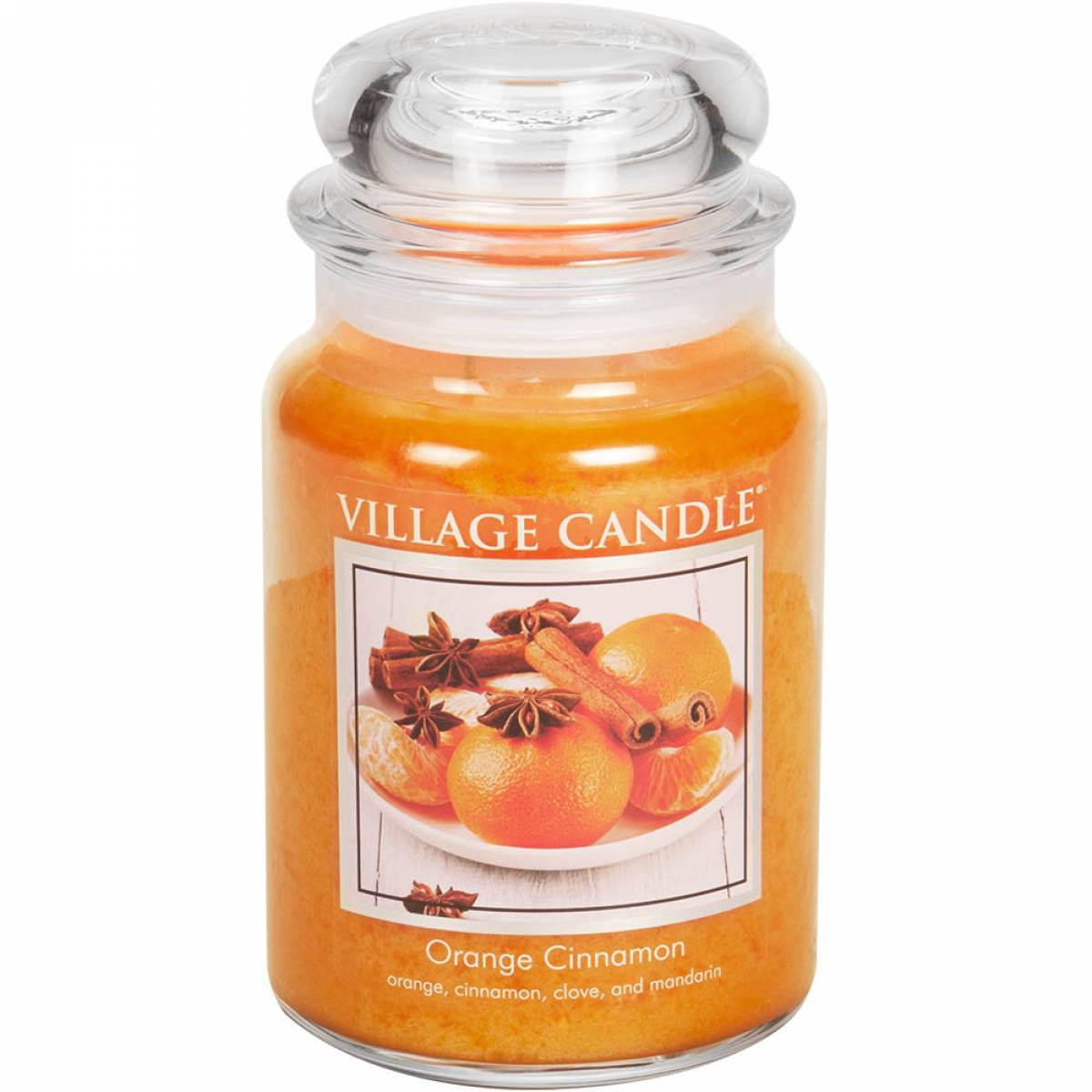 Свічка Village Candle Апельсин Кориця 602г Свічка Village Candle Апельсин Кориця 602г