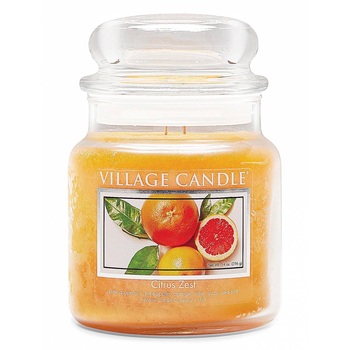 Свічка Village Candle Цитрусова цедра 389г Свічка Village Candle Цитрусова цедра 389г