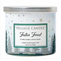 Свічка Village Candle Святковий ліс 396г чаша