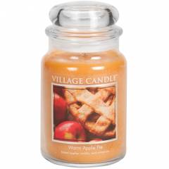 Свеча Village Candle Теплый яблочный пирог 602г