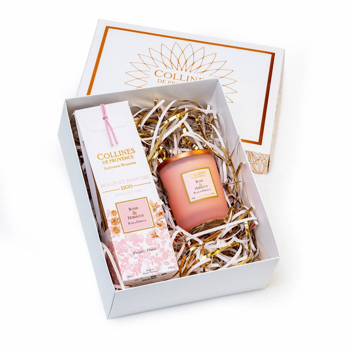 Подарунковий набір Троянда і Гібіскус