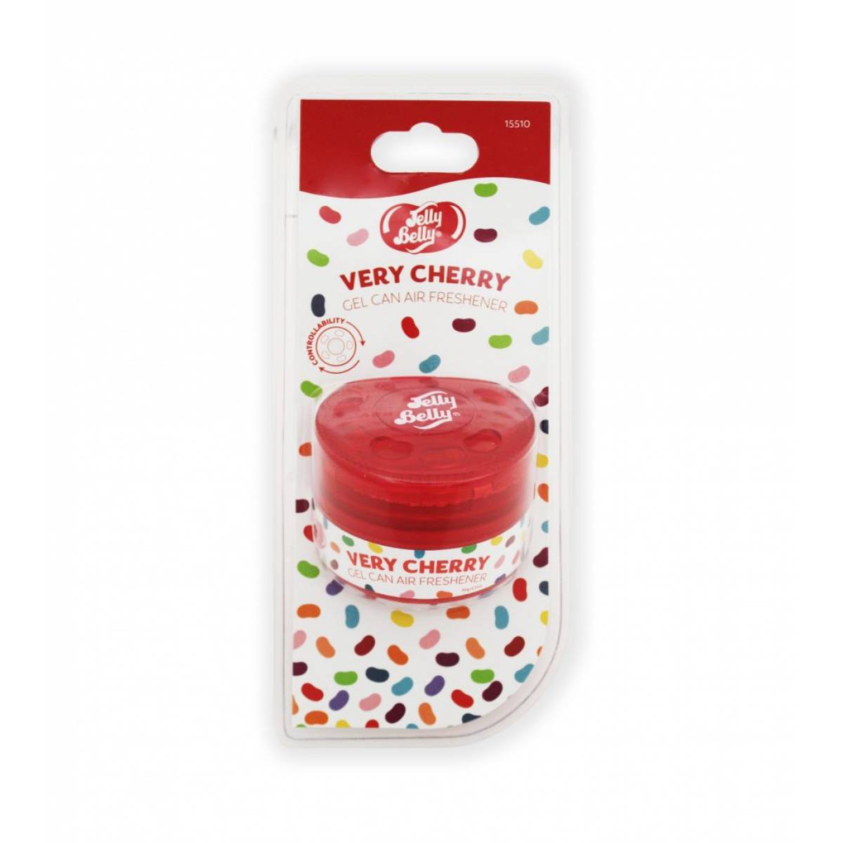Ароматизатор для авто Супер вишня, Гель-банка Jelly Belly 70г